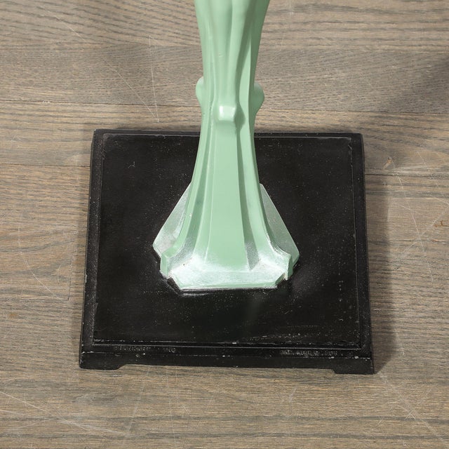 Metal Art Deco Three Graces Smoker's Stand by Frankart For Sale - Image 7 of 18