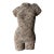 Vintage Shell-Encrusted Nude Torso Sculpture, Mid-Century Modern For Sale