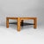 1970s Italian Modern Leather and Wooden Coffee Table attributed to Silvano Passi, 1970s For Sale - Image 5 of 14