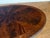 Traditional Oval Mahogany Cocktail Table by Leighton Hall - Showroom Sample For Sale - Image 11 of 14