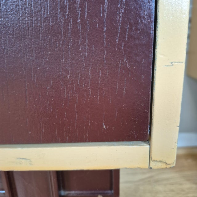 Mid Century Modern Two-Tone Side Tables Night Stands, Manner of Paul T. Frankl, a Pair For Sale - Image 12 of 14