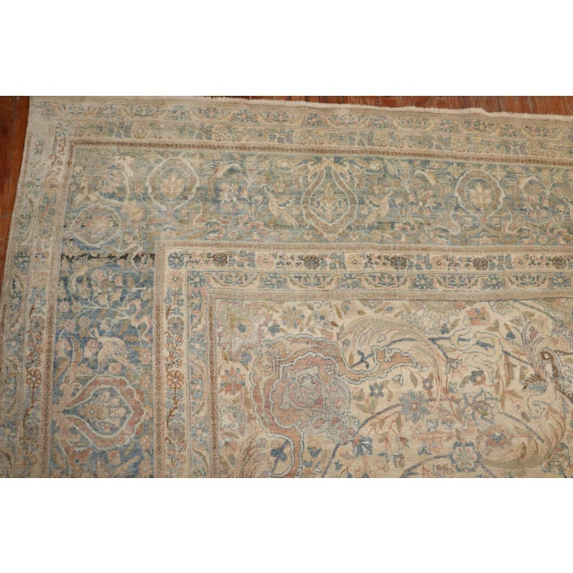 Early 20th Century Oversize Antique Zabihi Collection Persian Kerman Carpet - 11'9" x 16'10" For Sale - Image 5 of 12