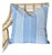 Serena & Lily Perennials Outdoor Lake Stripe Pillow Cover (22” SQ)-Coastal/Sky Blue For Sale