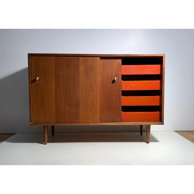 Glenn of California Glenn of California Sideboard Cabinet attributed to Milo Baughman For Sale - Image 4 of 9