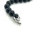 Silver 1990s David Yurman Authentic Estate Onyx Spiritual Beads Bracelet 8 Sterling Silver For Sale - Image 8 of 9