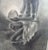 Vintage Mid-Century Figurative Charcoal Drawing of Kneeling Figure With Glowing Orb – Signed "Fryson" For Sale In Tampa - Image 6 of 8
