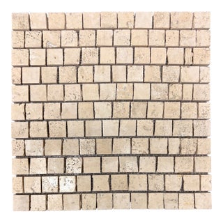 Angers Travertine Honed Broken Tessere Mosaic For Sale