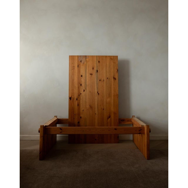 Vintage Swedish Brutalist Dymling Coffee Table in Pine by Yngve Ekström for Swedese, 1970s For Sale - Image 9 of 18