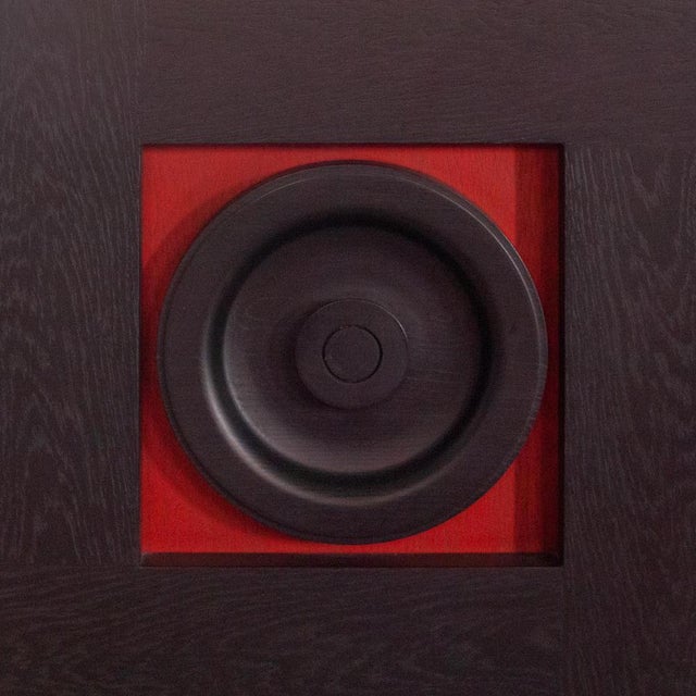 Brutist Black Buffet attributed to De Coene, 1970s For Sale - Image 4 of 16