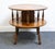 Heywood Wakefield Solid Maple Early American Colonial 28" Tiered Round Drum Accent End Table 1476 - Cinnamon Finish For Sale In Kansas City - Image 6 of 11