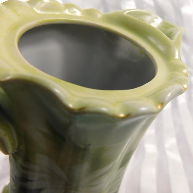 Green 1950s Green Small Chocolate Pot With Daisies For Sale - Image 8 of 8