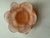 Art Deco Dorothy Thorpe Resin Frosted Pink Flower Catchall For Sale - Image 3 of 8
