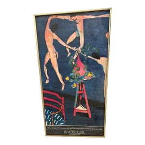 Original Knoedler Gallery Poster Art 1973 Nasturiums With Dance Henri Matisse