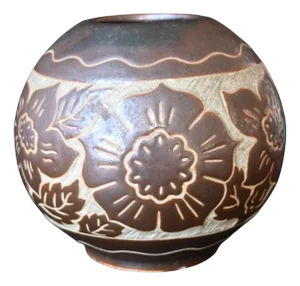 Stoneware Vase by François Gillet, 1950s-1970s