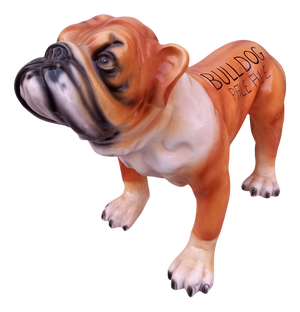 Ceramic Figure of Bulldog, 1990s