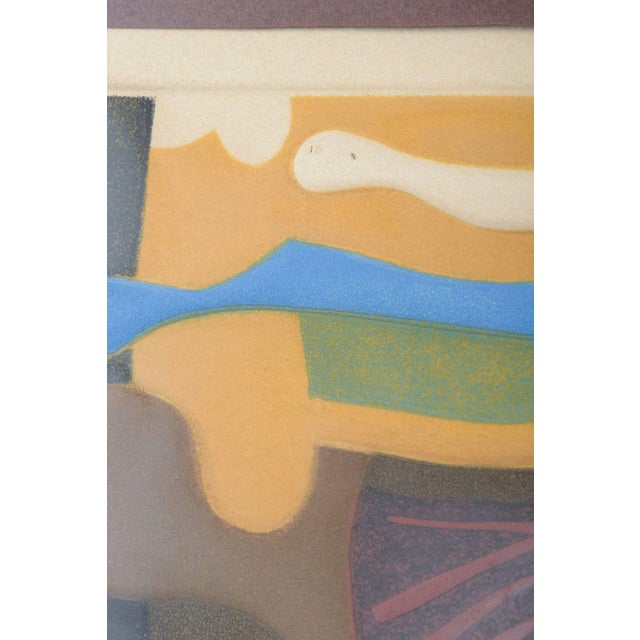 Bertrand Dorny, Abstract Composition, 1960s, Color Lithograph For Sale - Image 3 of 6