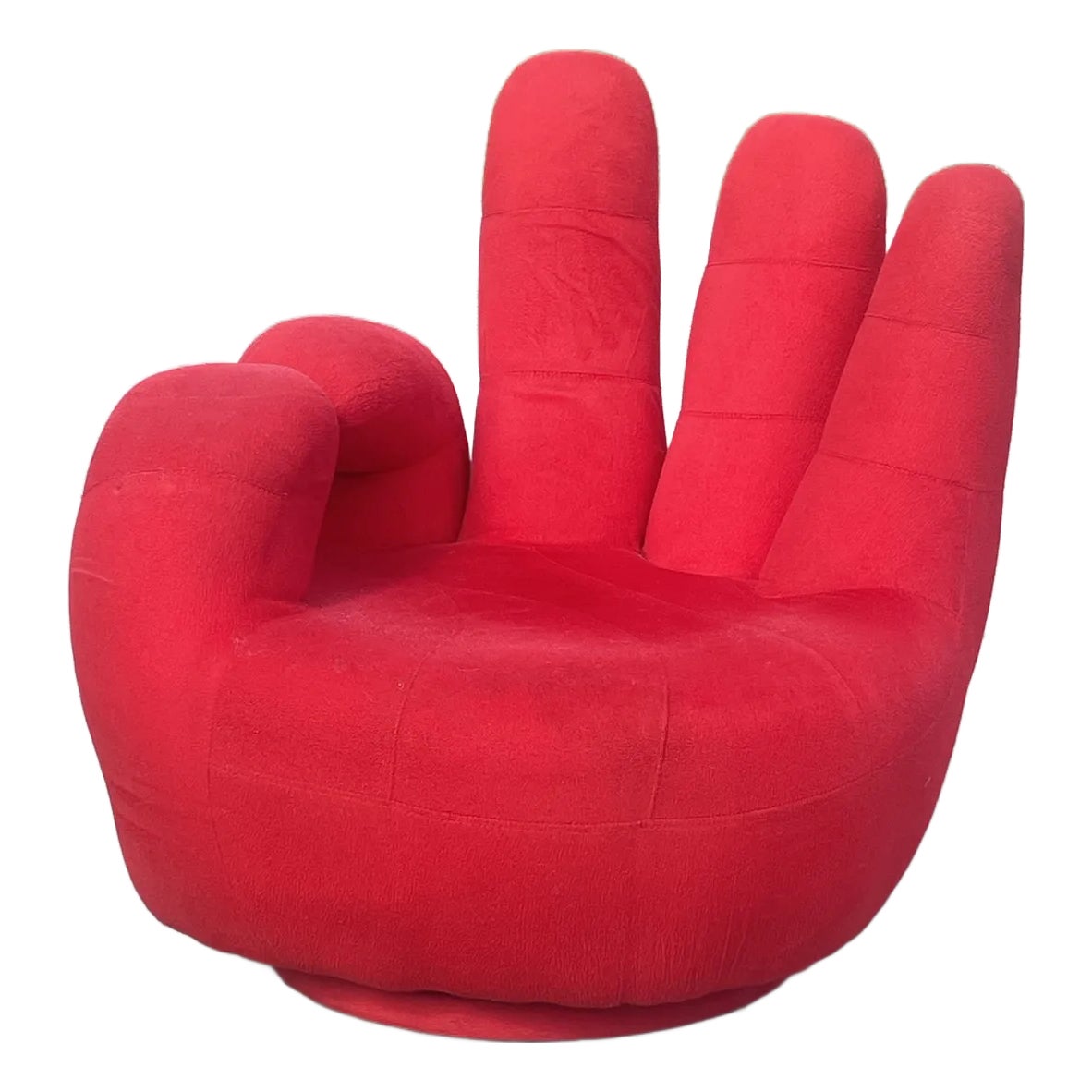 Ok Hand Shaped Swivel Chair Chairish