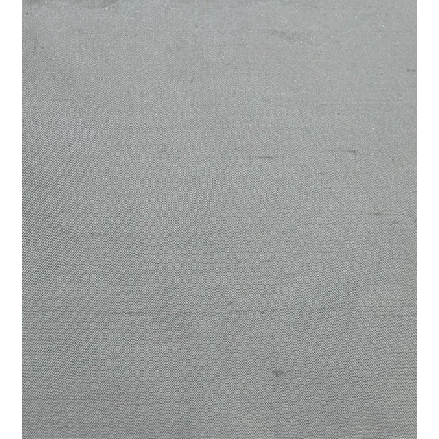 The House of Scalamandré Dynasty Taffeta Fabric, Smoke Blue For Sale