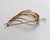 Napier Vintage 1950s Signed Napier Modernist Goldtone Strawberry Brooch For Sale - Image 4 of 7