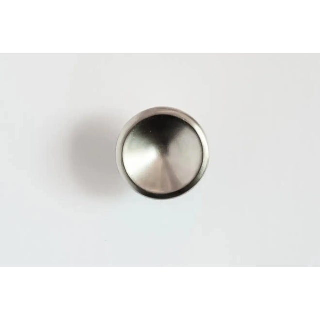 Mid-Century Modern Carl Auböck Model #8040-2 Knob in Nickel For Sale - Image 3 of 12
