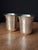 Traditional Antique 84 mark Sterling Silver Kiddush Cups Engraved Magen David Star Judaica - Pair For Sale - Image 3 of 18