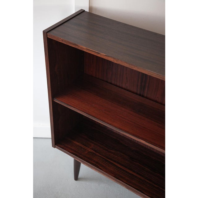 Mid-Century Danish Low Rosewood Bookcase, 1960s For Sale - Image 4 of 6