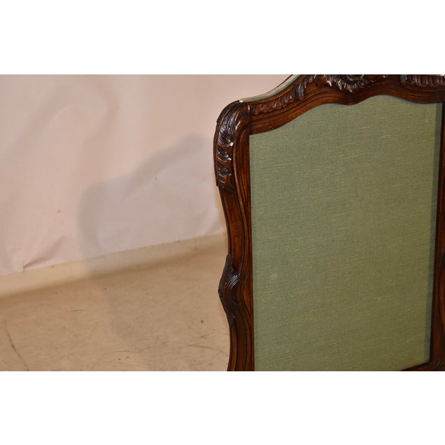 French Walnut Fire Screen, Circa 1900 For Sale - Image 11 of 11