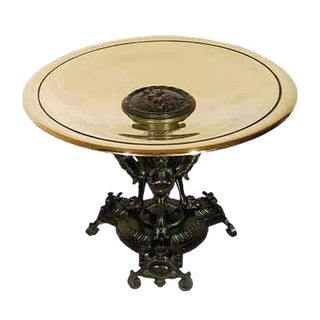 Antique Patinated Tazza, 1873 For Sale