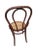 Vintage Wooden Chairs with Vienna Straw Seats from Thonet, 1950s, Set of 2 For Sale - Image 6 of 11