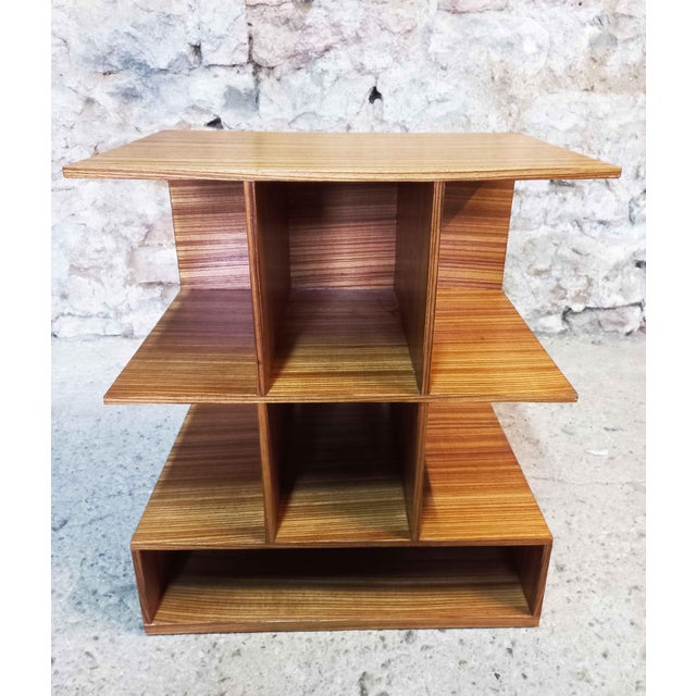 Art Deco Style Shelf in Wood For Sale - Image 6 of 6