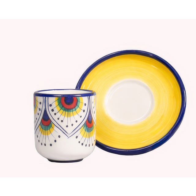 The Intreccio Espresso Cup &amp; Saucer Set transforms the daily ritual of espresso into a celebration of Italian...