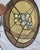 1970s Large Vintage Round Slag Stained Glass and Beveled Glass Round Panel/Window For Sale - Image 5 of 11