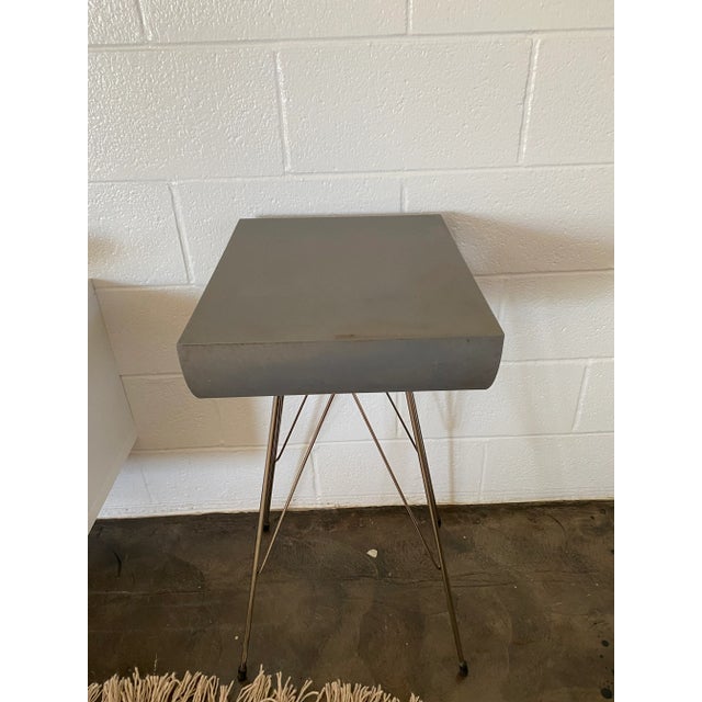 Modern ICFF Chrome Side Table For Sale - Image 4 of 7