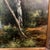 1980s European School Oil on Canvas Signed Framed Landscape Painting Impressionist Style For Sale - Image 9 of 12