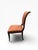 Kindel Mahogany Sleigh Back Side Chair With Hand-Painted Gold Accents For Sale - Image 10 of 12