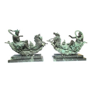 Grand Tour Bronze Figures -A Pair of 2 For Sale