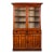 Late 19th Century English Mahogany Cupboard With Glazed Top For Sale
