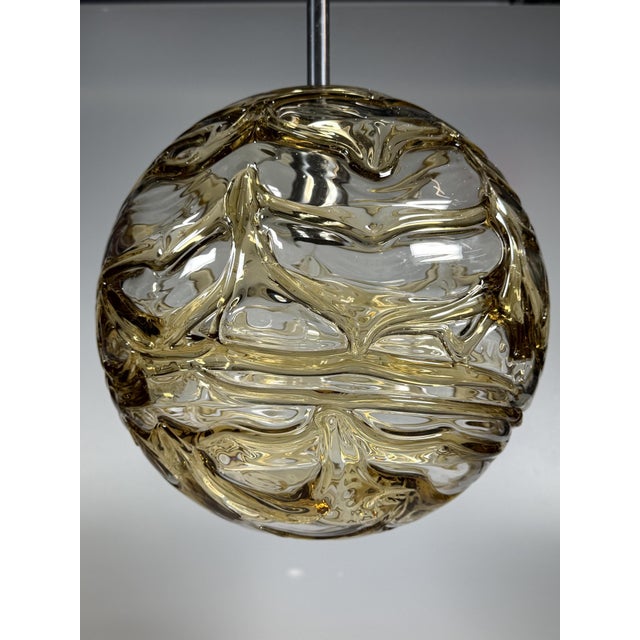 Globe Pendant Lamp by Doria Leuchten, Germany, 1960s For Sale - Image 6 of 15