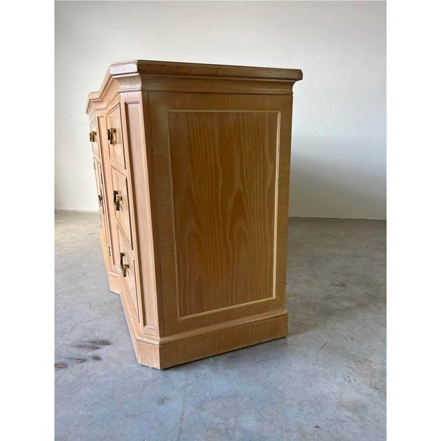 Vintage Burl Wood Dresser by Heritage From the Corinthian Collection For Sale In Miami - Image 6 of 12