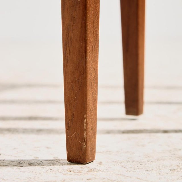 Wood Teak Model 163 Nesting Tables by Severin Hansen for Haslev Møbelfabrik, 1960s, Set of 3 For Sale - Image 7 of 16