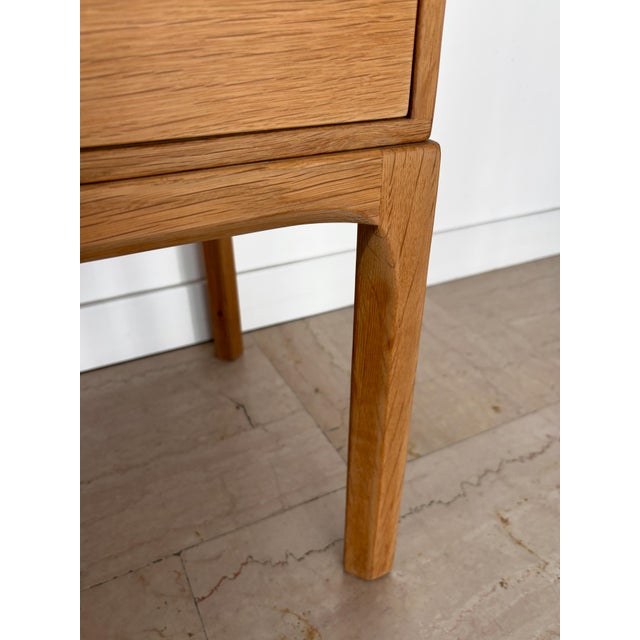 Wood Scandinavian Nightstands in Oak by Kai Kristiansen for Aksel Kjersgaard, 1960s, Set of 2 For Sale - Image 7 of 14