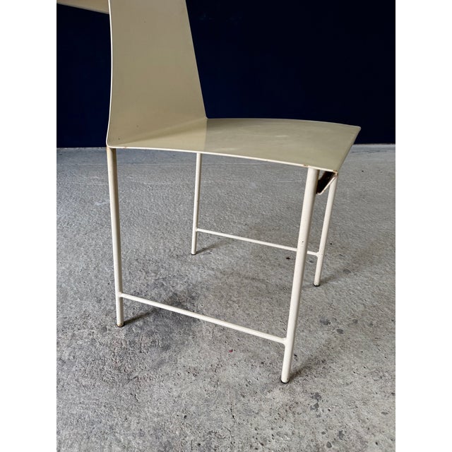 Vintage French Metal Swirl Back Garden Chairs, 1960s, Set of 4 For Sale - Image 16 of 18
