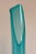 Mid 20th Century Large Mid Century Modern Tall Teal Stretch Glass Swung Vase - Viking Style For Sale - Image 5 of 8