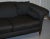 Handmade Black & Silver Upholstered Sofa For Sale - Image 5 of 11