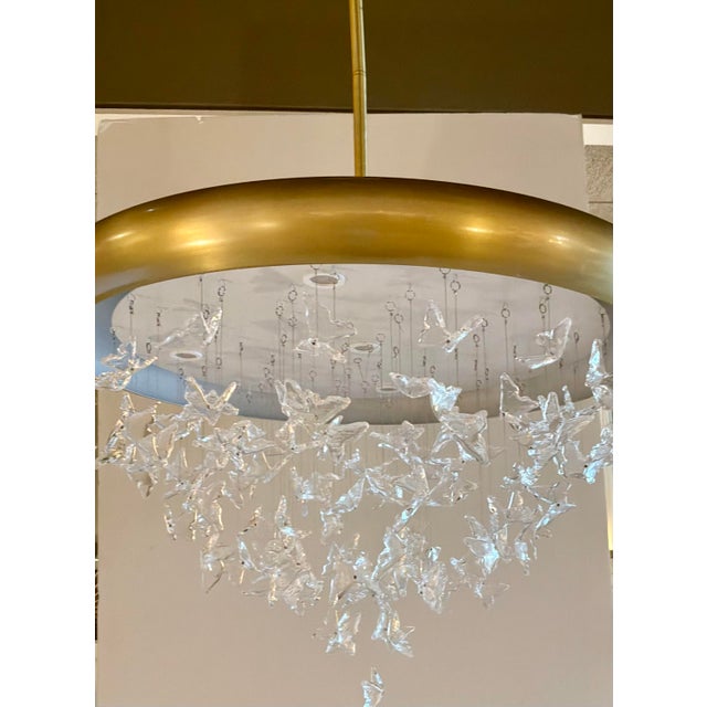 Revelation Modern Butterfly Effect Pendant Light For Sale - Image 4 of 5