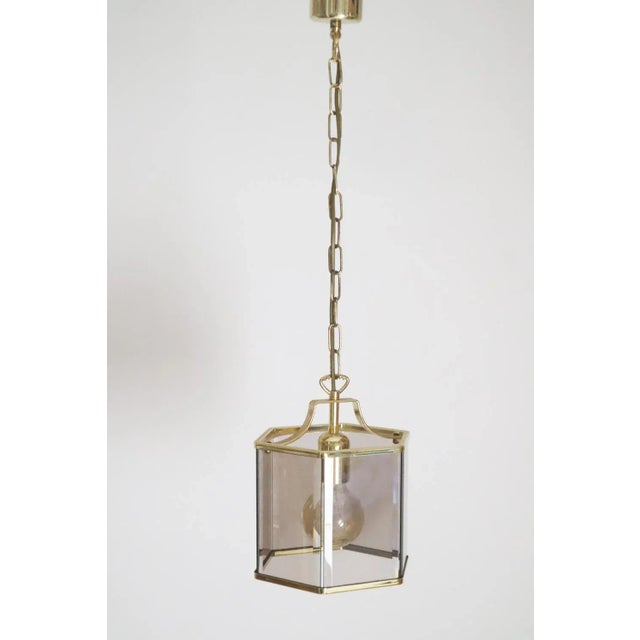 Metal German Brass Lantern from Holtkötter, 1980s For Sale - Image 7 of 10
