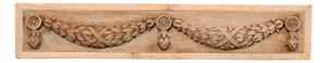 Antique French Garland Swag Wall Panel, 5ft