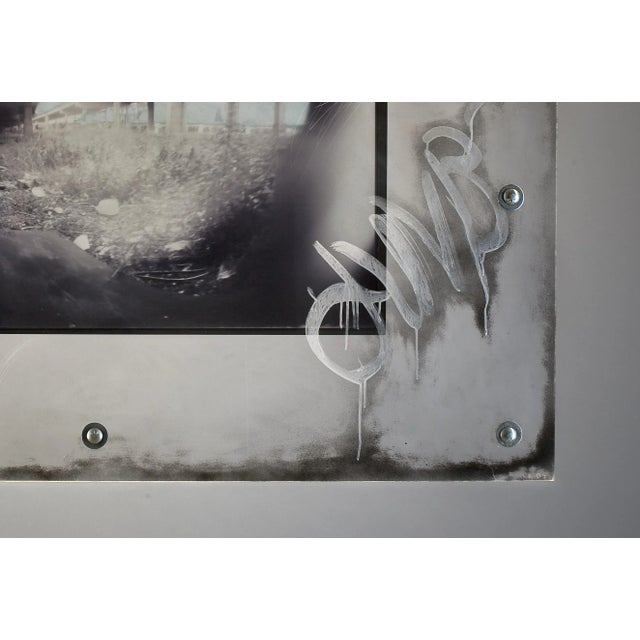 2000 - 2009 Urban Art Pinhole Photo Transparency and Lucite "Board" For Sale - Image 5 of 8