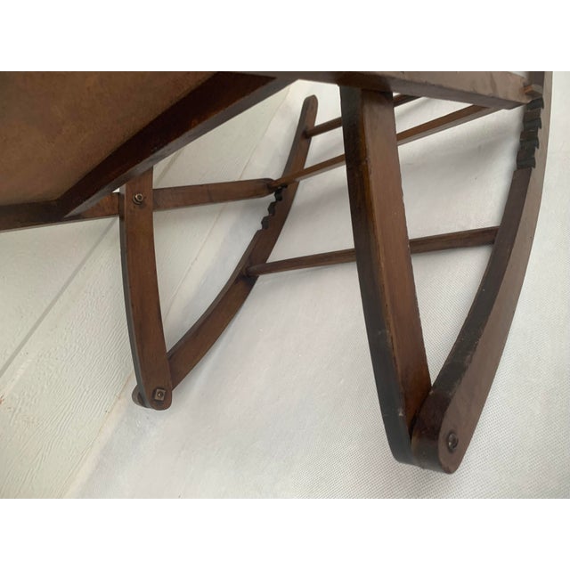 Folding Pouf with Adjustable Height, 1940s For Sale - Image 9 of 17