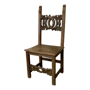 Late Renaissance Italian Walnut Side Chairs
